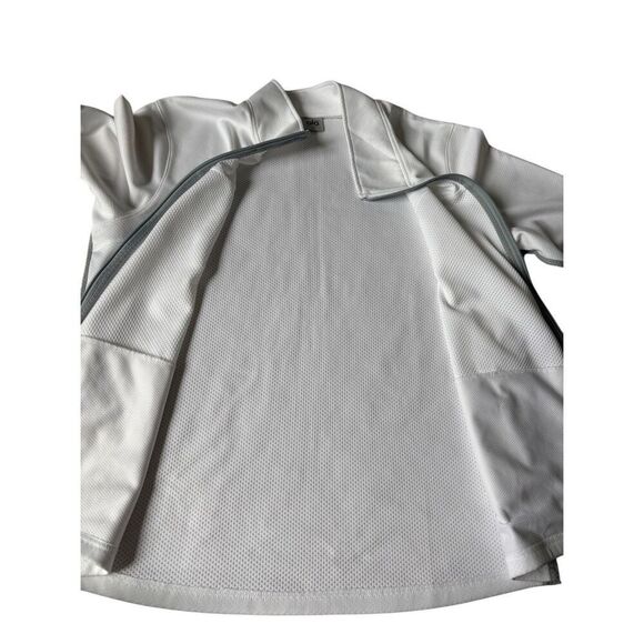 Alo Yoga Coolfit Performance Full Zip Lightweight Jacket Men’s size XL White - Picture 7 of 10